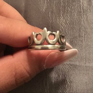 James Avery crown ring